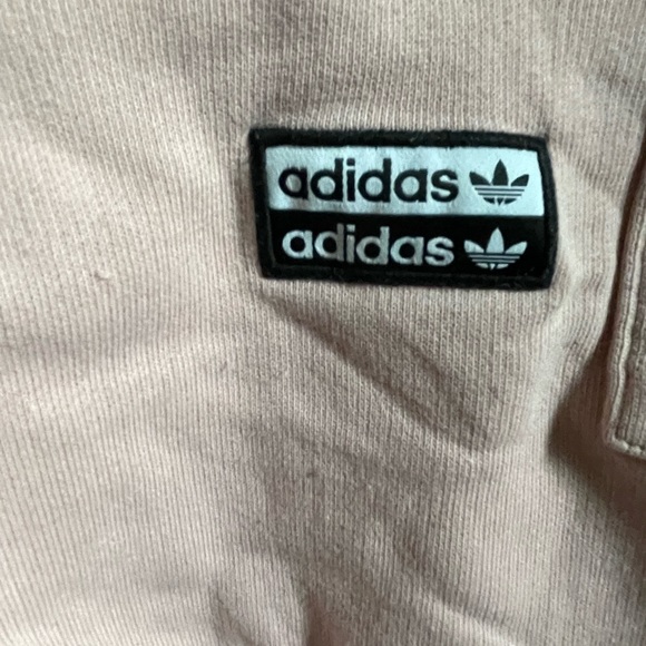 Pink Crop Top Adidas Hoodie - Picture 4 of 6